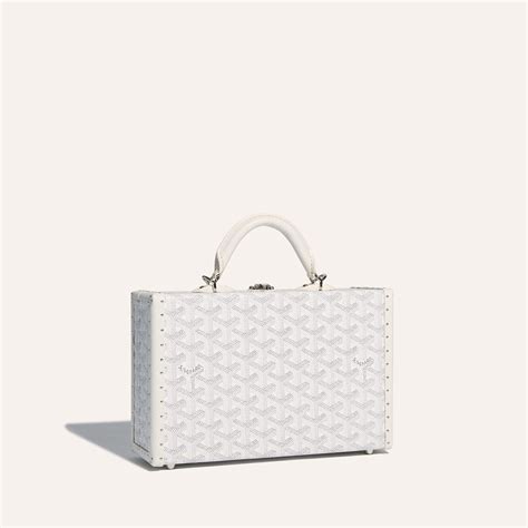 goyard grand hotel trunk|GOYARD Goyardine Grand Hotel Trunk White .